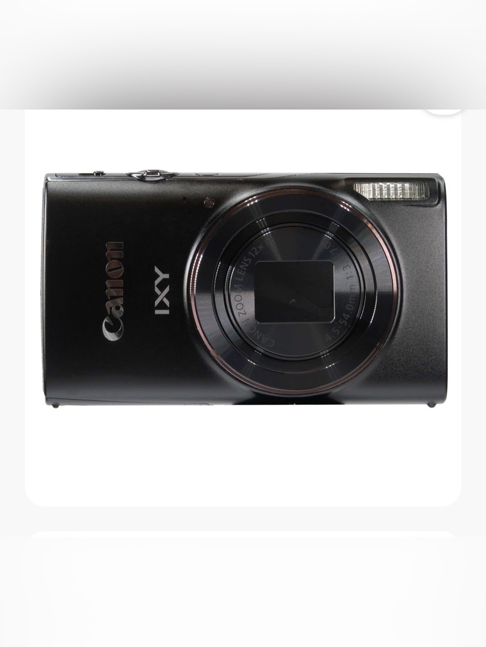 Canon IXY Compact Digital Camera - Black